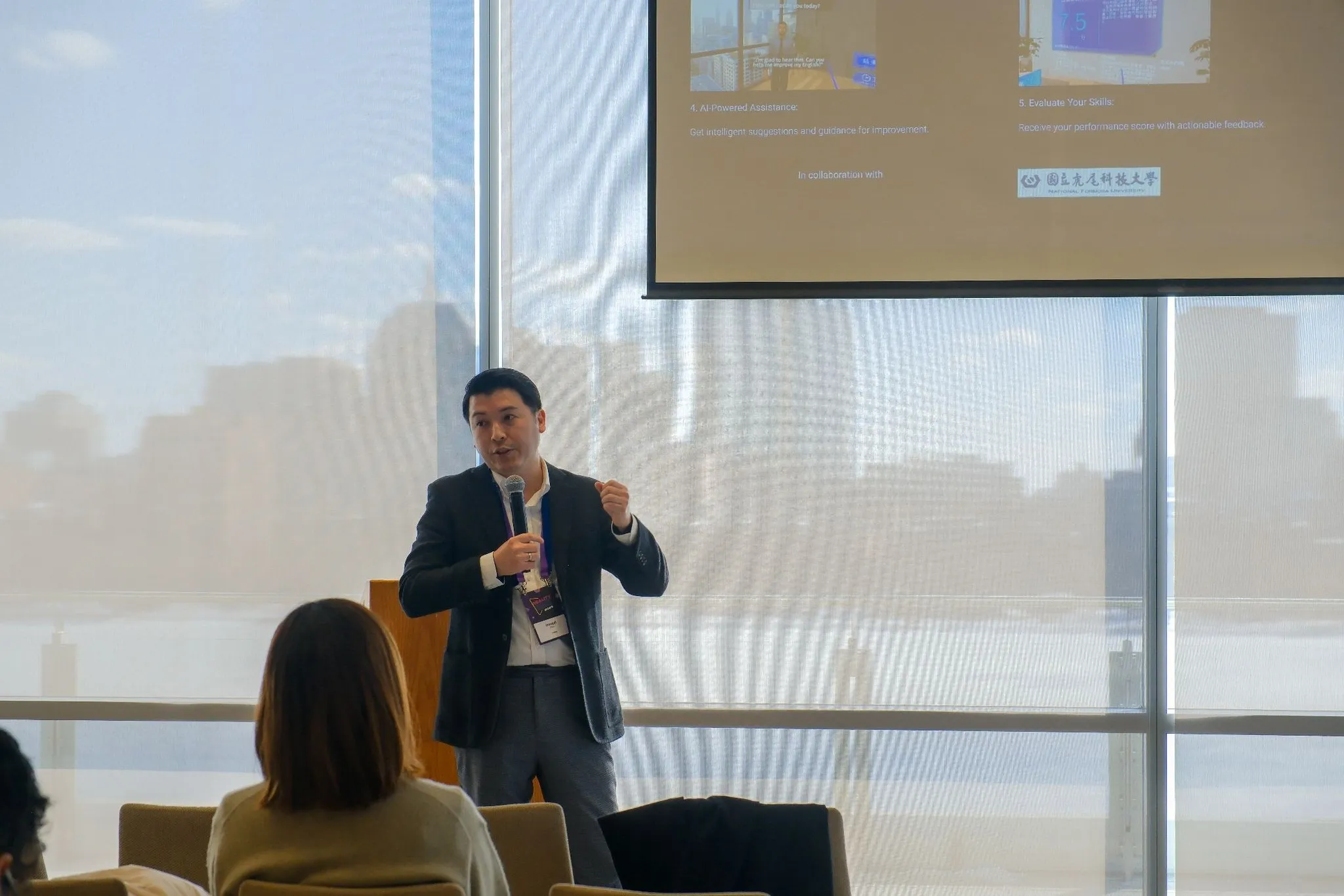 Founder speaking at MIT