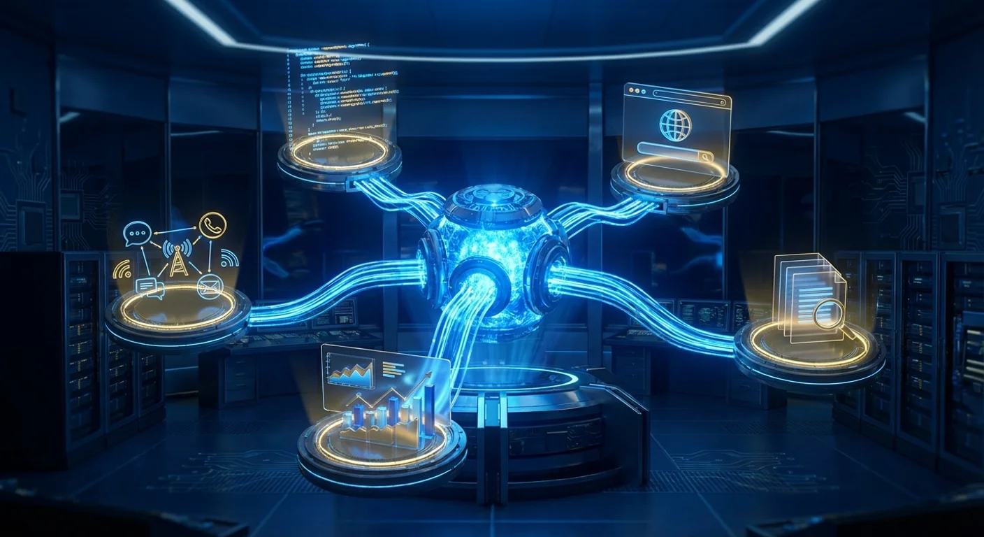 Schematische Darstellung der OpenClaw-Subagent-Architektur – der Hauptagent delegiert Aufgaben an mehrere spezialisierte Subagenten