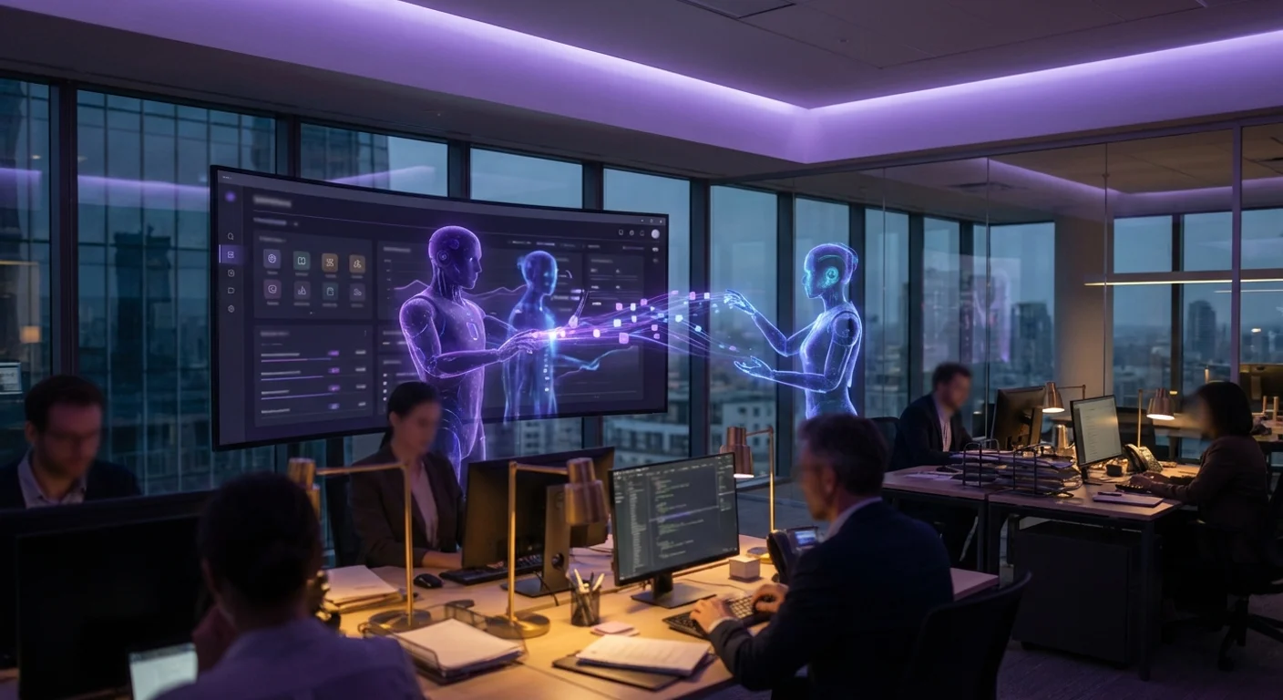 Schematische Darstellung der OpenClaw-Integration mit Microsoft Teams und Agent Teams Multi-Agenten-Kollaborationsarchitektur